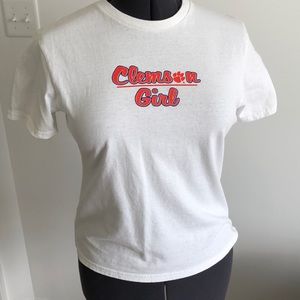 Clemson Girl Champion shirt